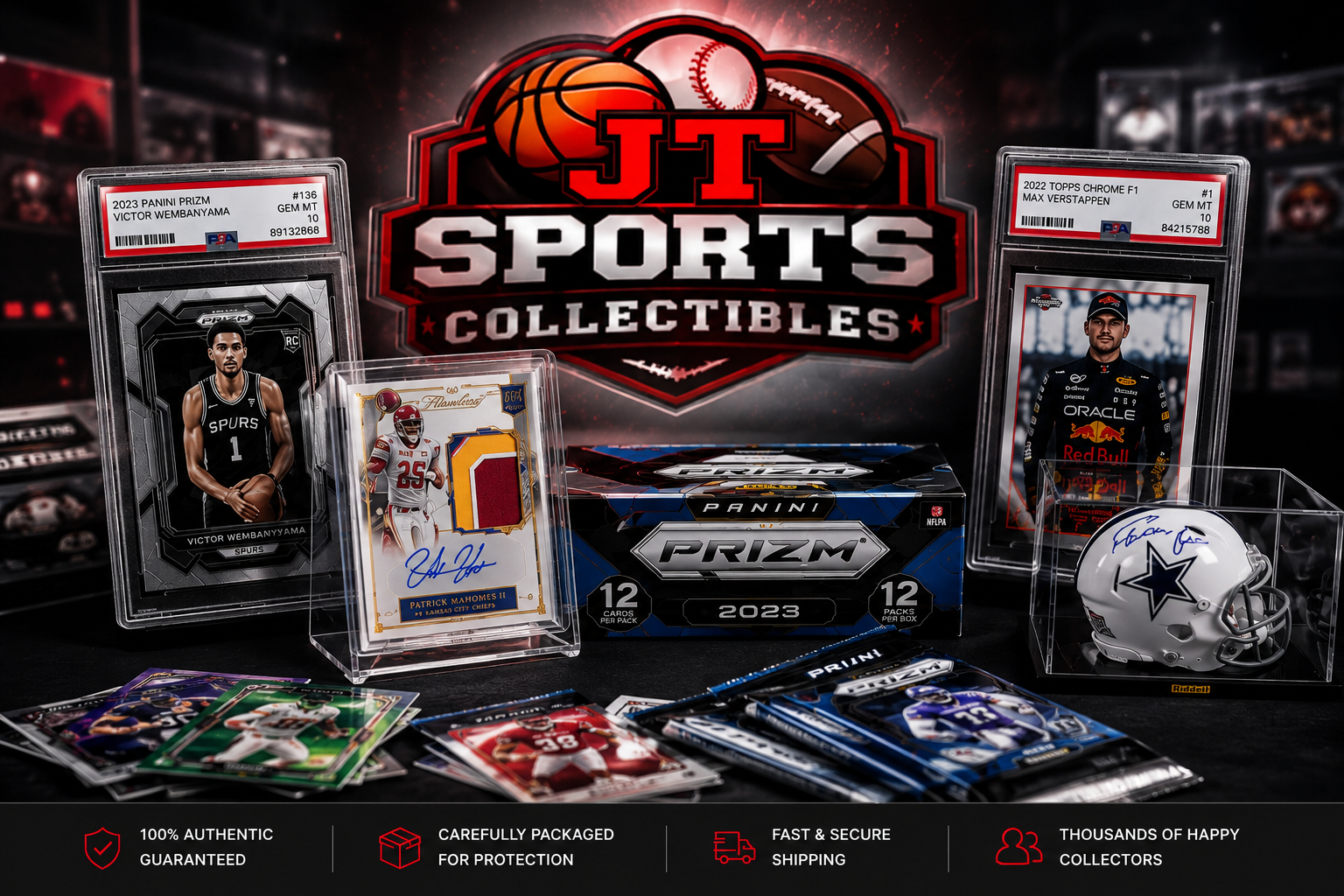 JT Sports Collectibles featured products